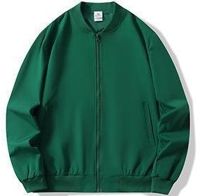 DYEWAVE custom lightweight bomber jacket in Ideal Green