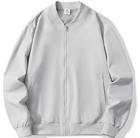 DYEWAVE custom lightweight bomber jacket in Future Grey