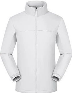DYEWAVE custom lightweight down jacket in Light Grey
