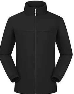 DYEWAVE custom lightweight down jacket in Black