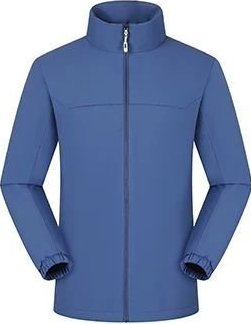 DYEWAVE custom lightweight down jacket in Haze Blue