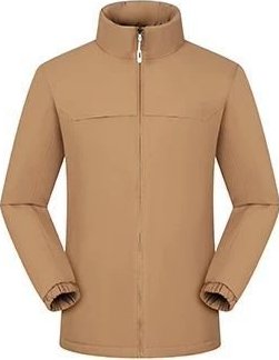 DYEWAVE custom lightweight down jacket in Khaki