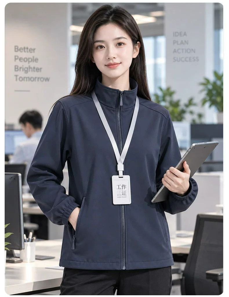 DYEWAVE custom softshell jacket in Navy