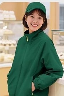 DYEWAVE custom 3-in-1 jacket system in Ideal Green