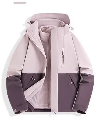 DYEWAVE custom 3-in-1 jacket system in Hibiscus Purple (Women's)