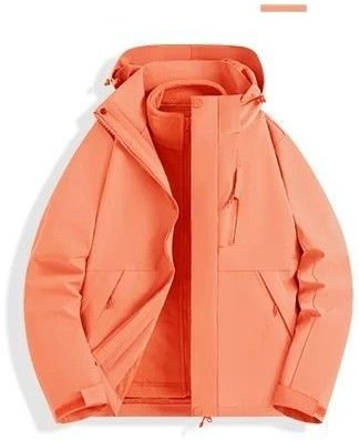 DYEWAVE custom 3-in-1 jacket system in Pink Orange (Women's)