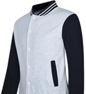 DYEWAVE custom varsity baseball jacket in Grey / Navy