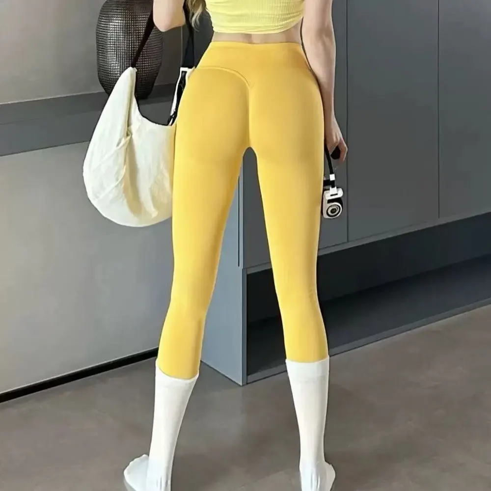 DYEWAVE custom leggings in Yellow